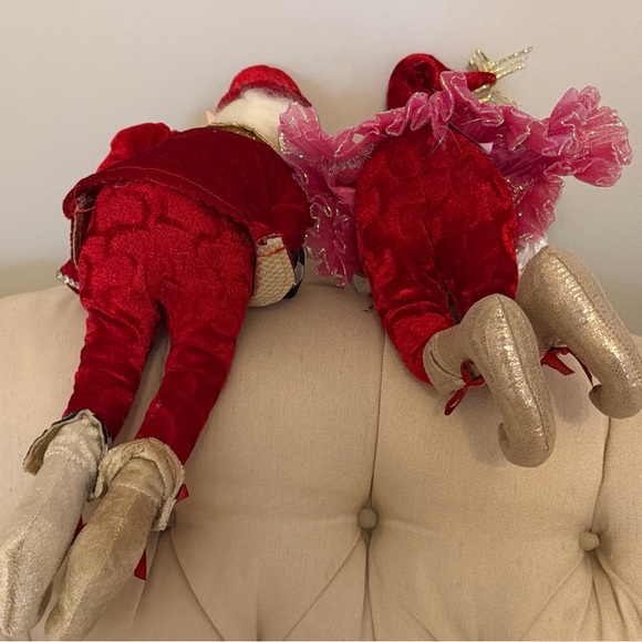 Cynthia ROWLEY Collectible Valentine's Day Elf Dolls Set - Girl and Boy - Picture 6 of 8